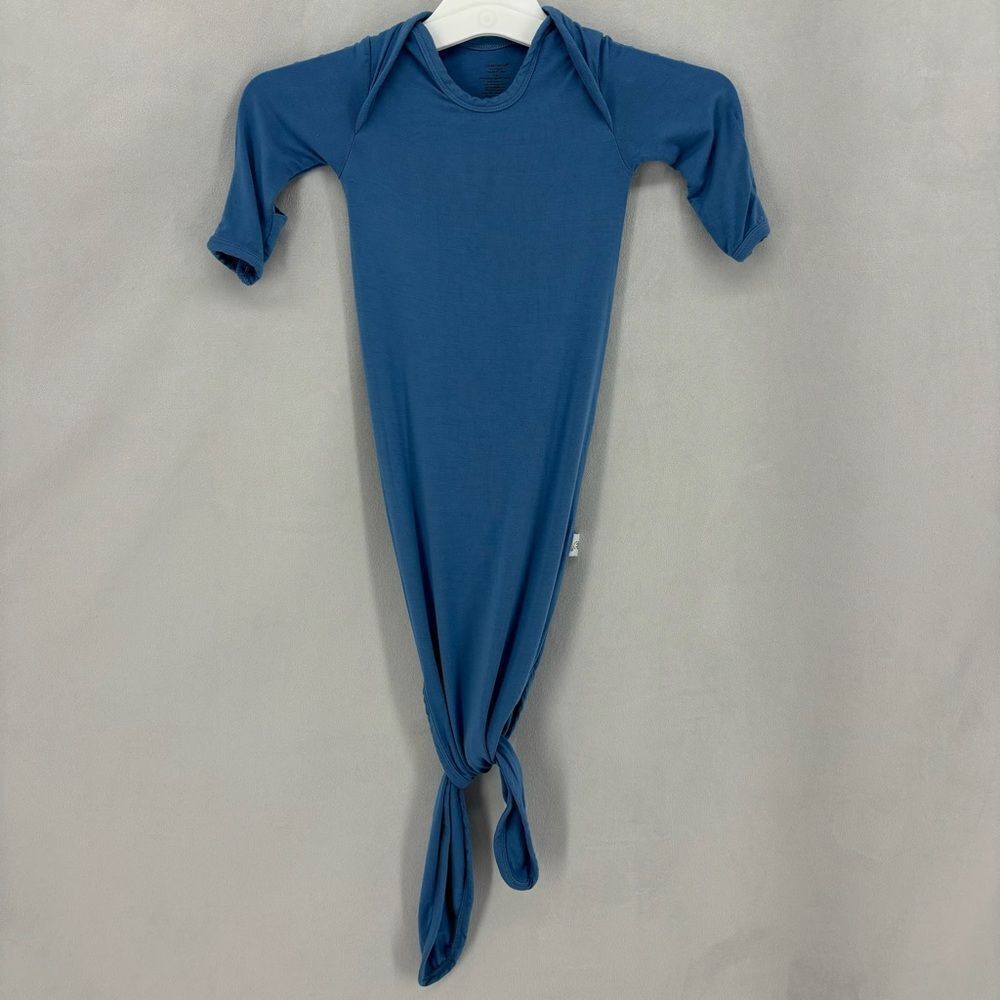 Goose Waddle Baby Boy Girl 0-3M Night Gown Bamboo Knotted Sleep